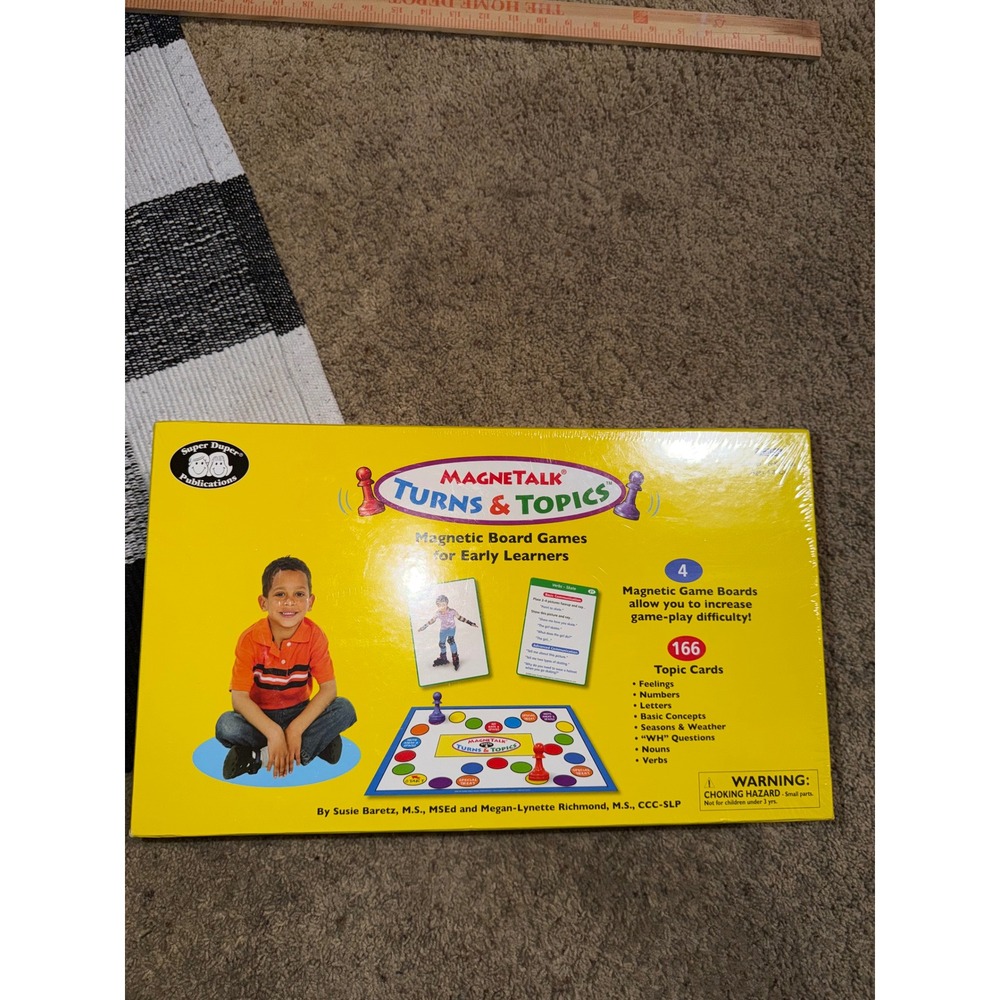 Super Duper Publications MagneTalk Turns & Topics Magnetic Board Games GB-46 NEW